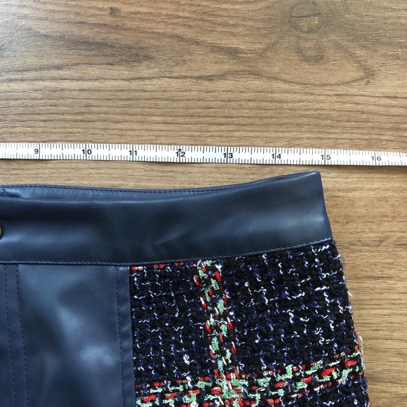 Tweed Mini Skirt, Chic Skater School Girl Posh Goth Statement Short Girly - Picture 7 of 13